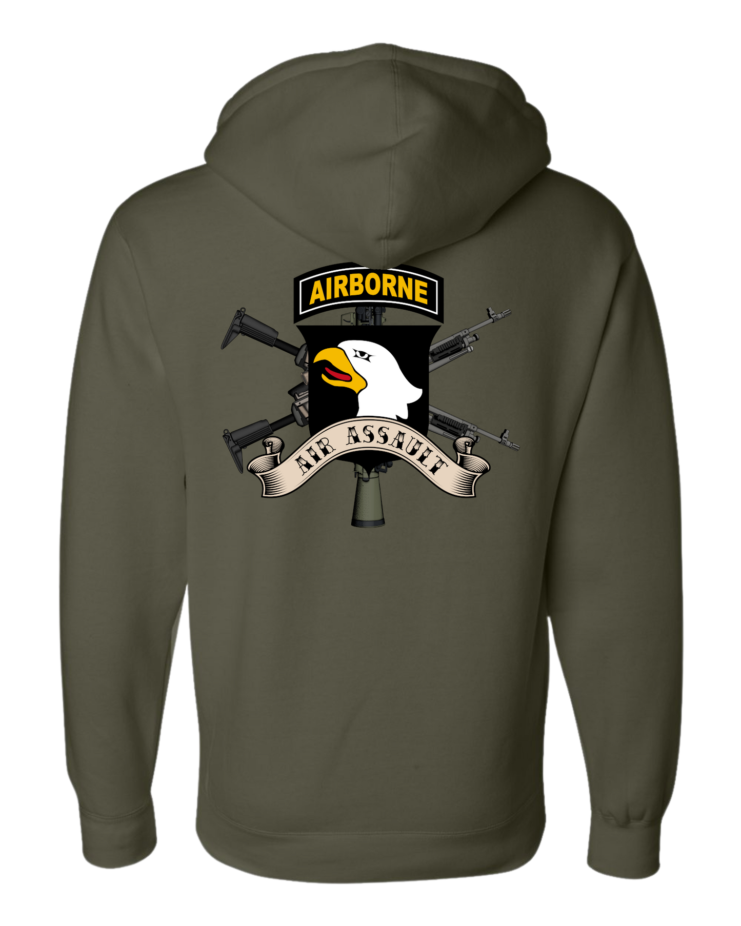 101st Airborne Division Weapons Squad Two-Sided Hoodie