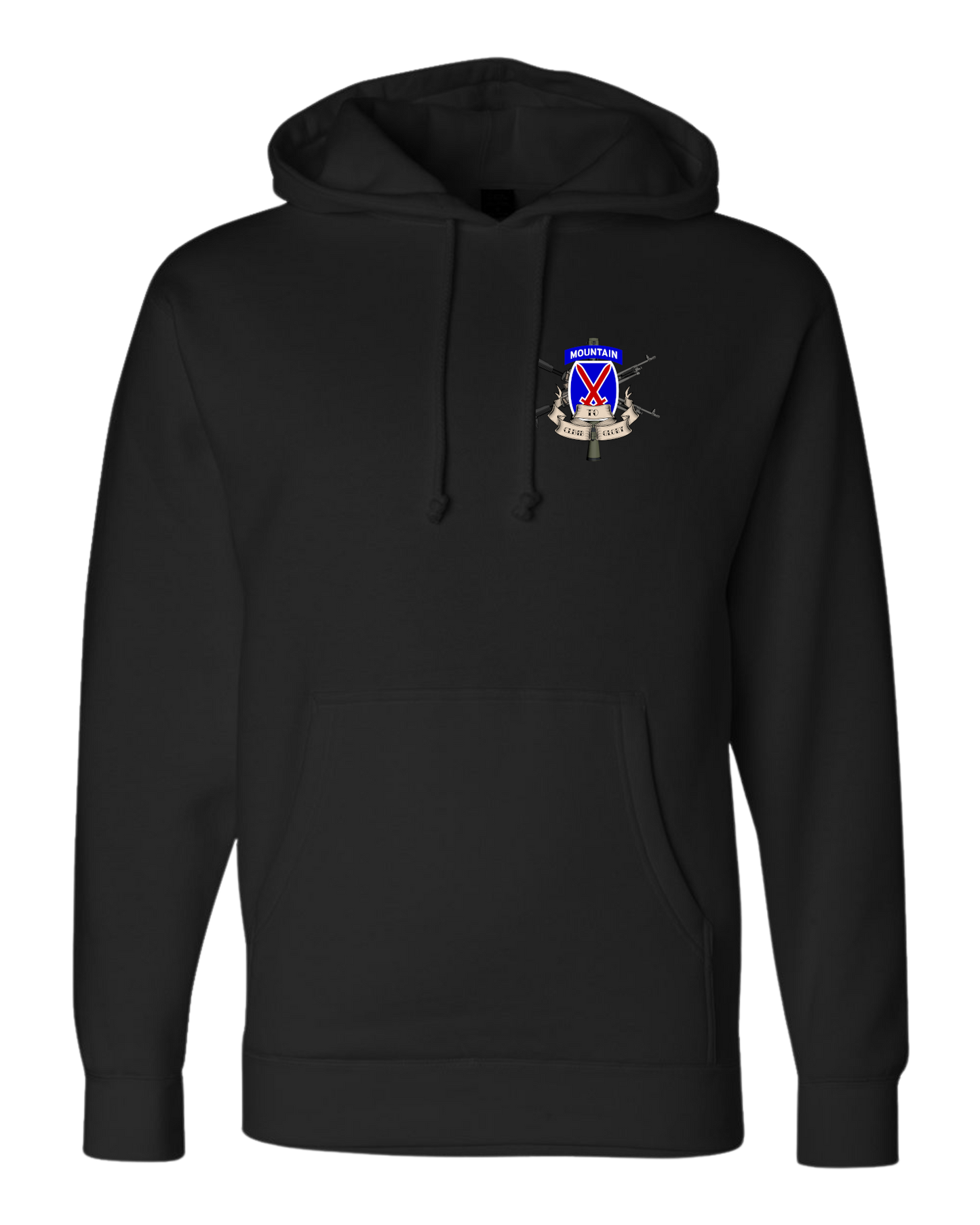 10th Mountain Division Weapons Squad Two-Sided Hoodie