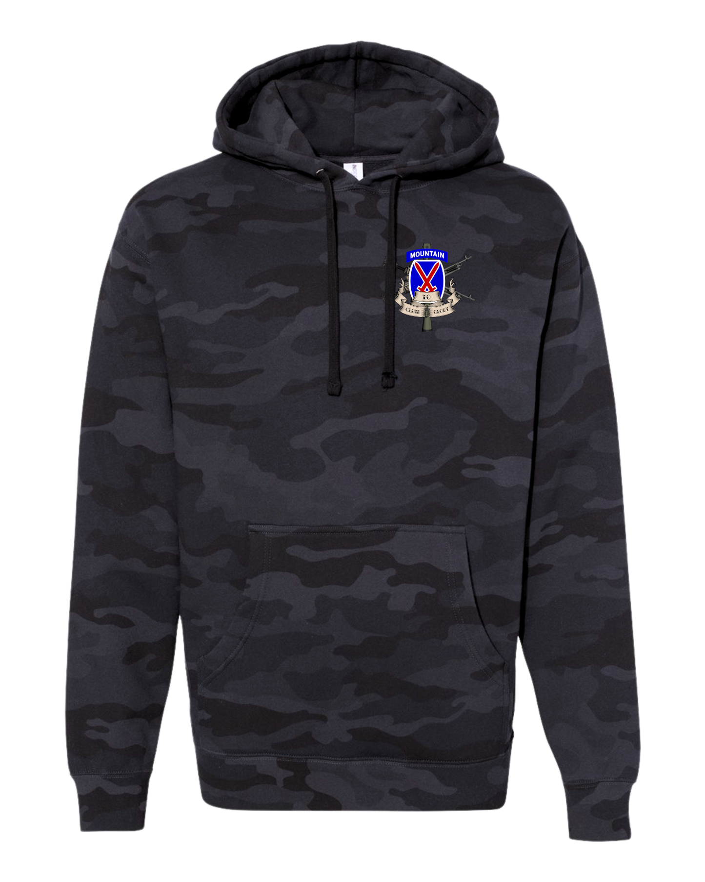 10th Mountain Division Weapons Squad Two-Sided Hoodie