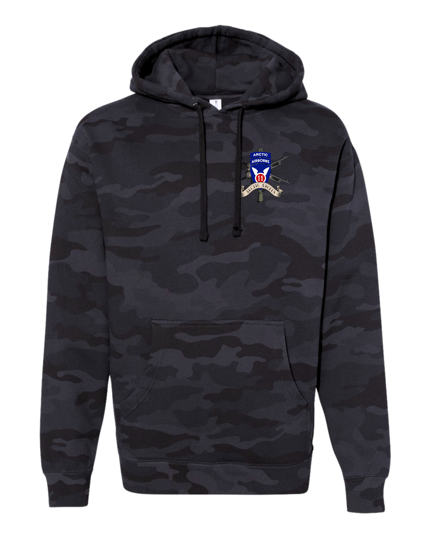 11th Airborne Division Weapons Squad Two-Sided Hoodie