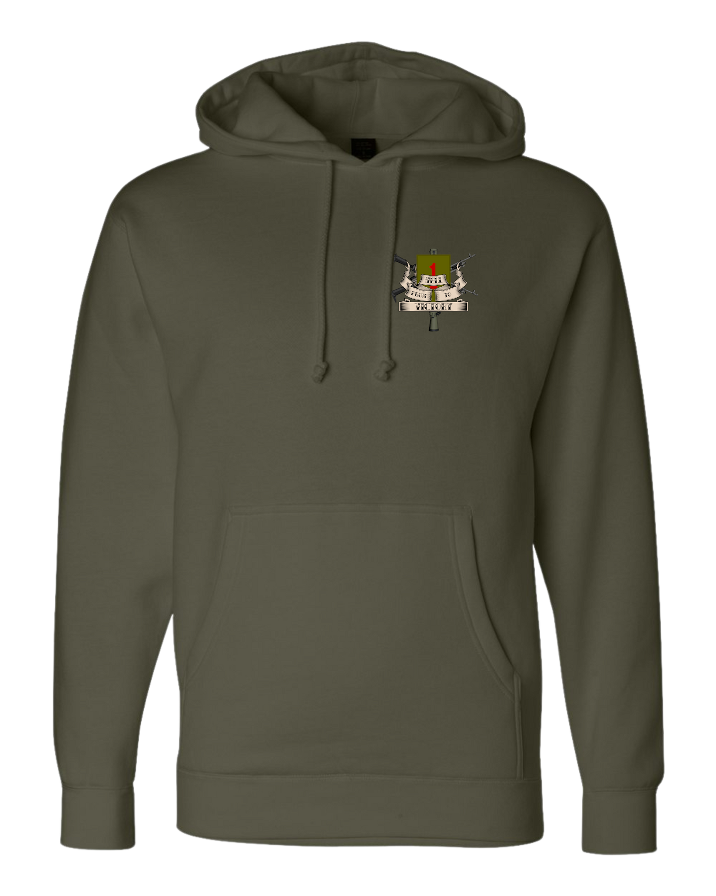 1st Infantry Division Weapons Squad Two-Sided Hoodie