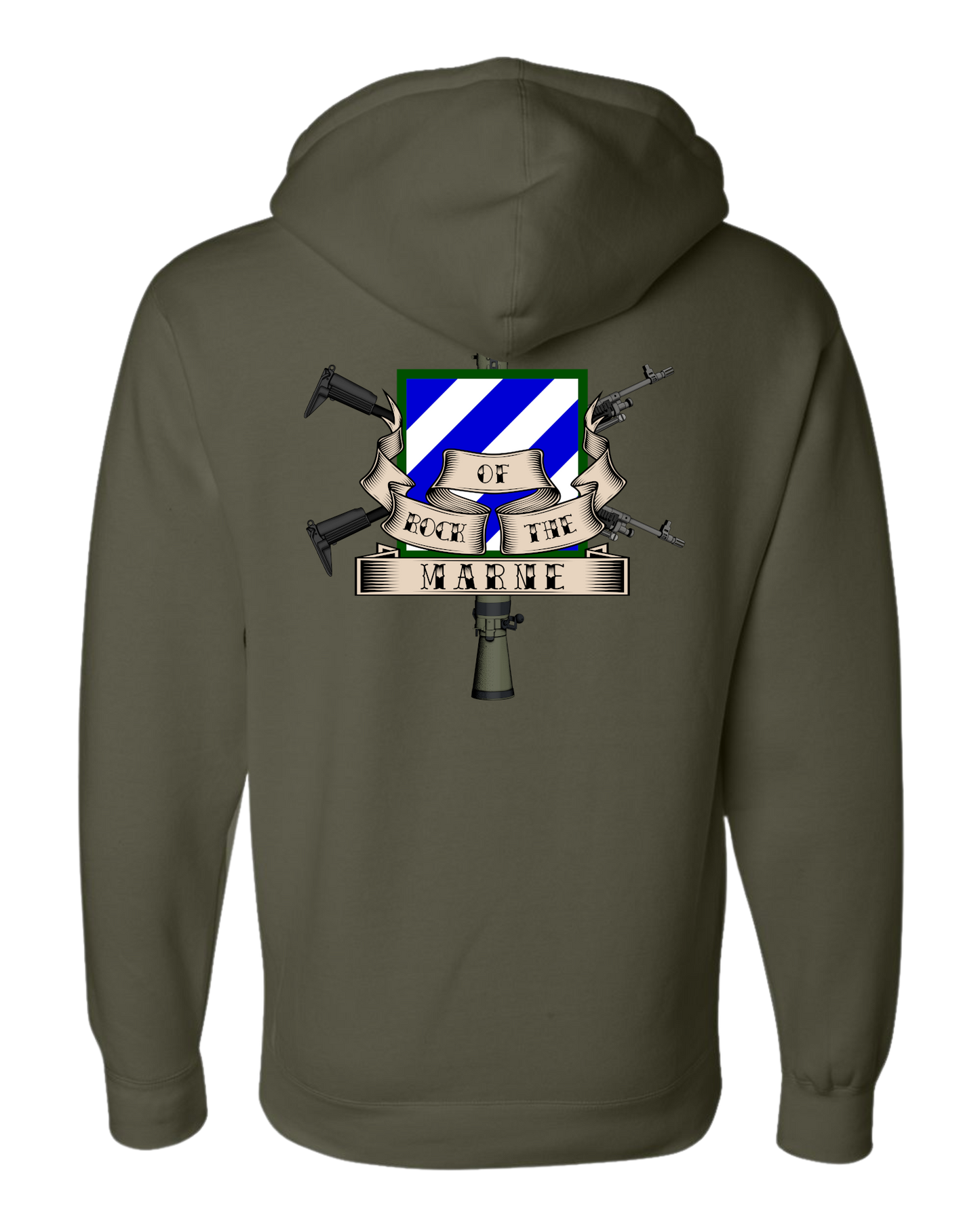 3d Infantry Division Weapons Squad Two-Sided Hoodie