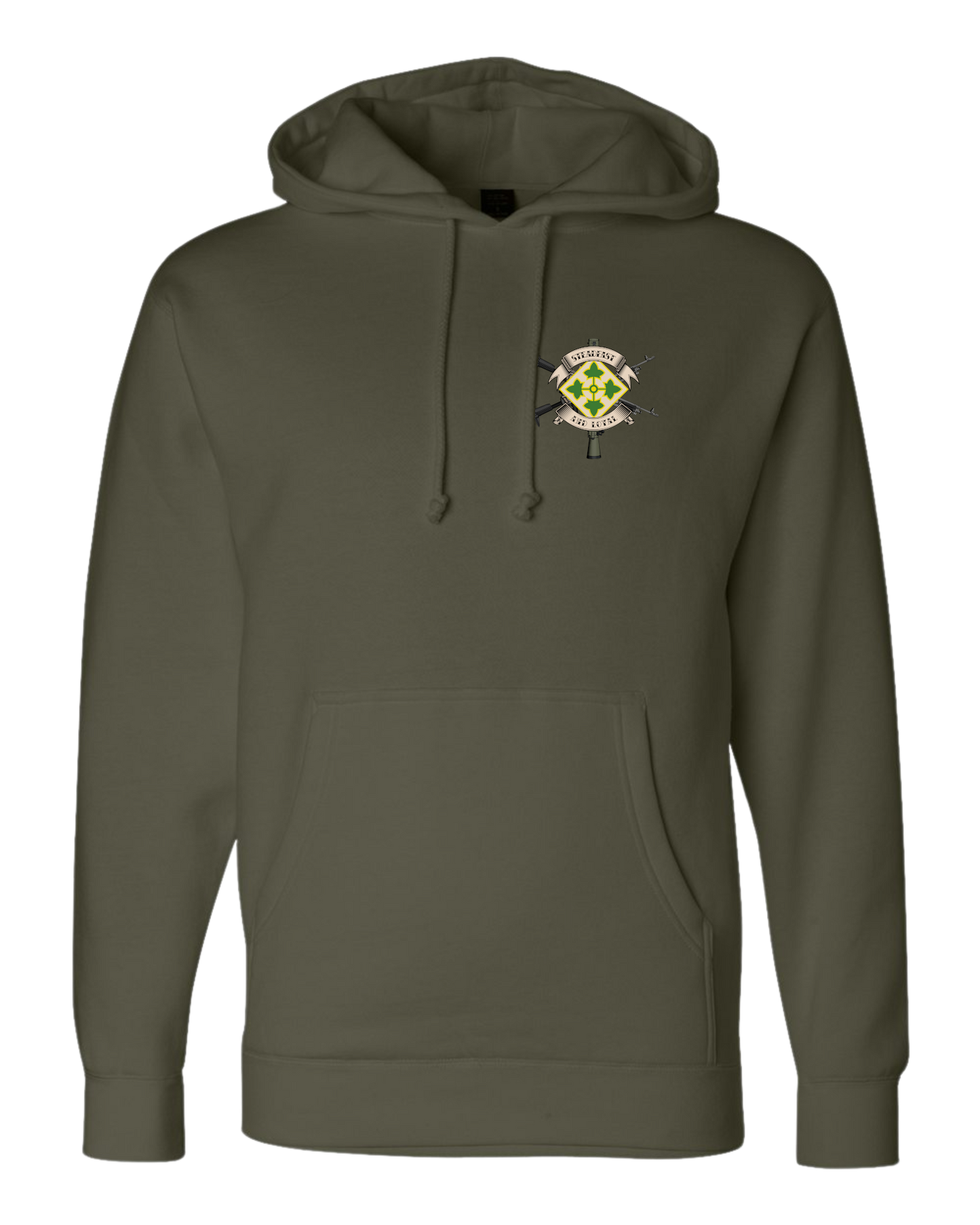 4th Infantry Division Weapons Squad Two-Sided Hoodie