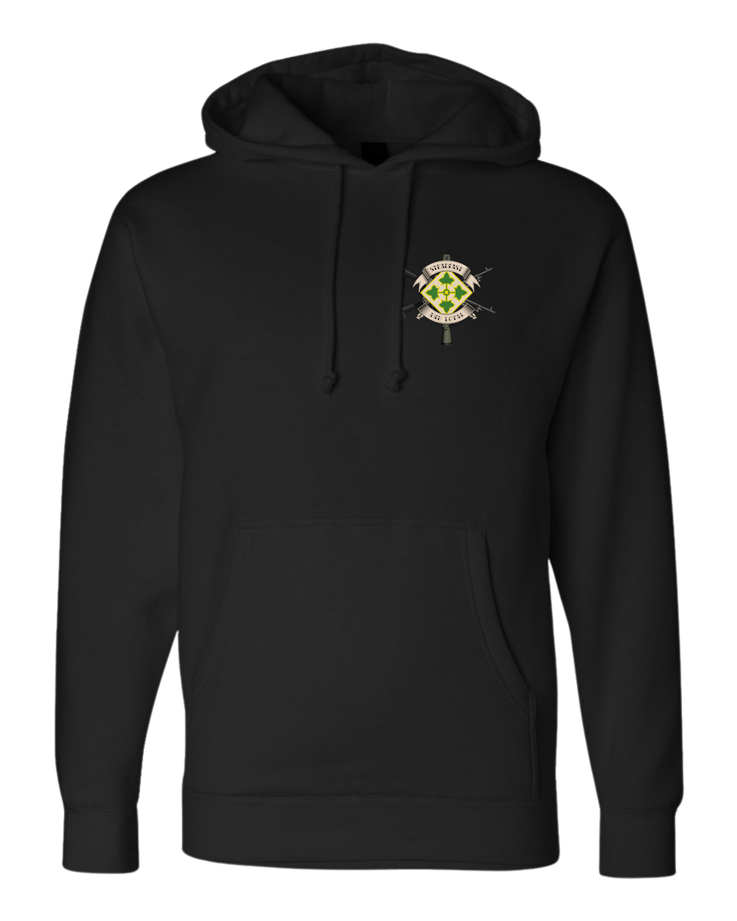 4th Infantry Division Weapons Squad Two-Sided Hoodie