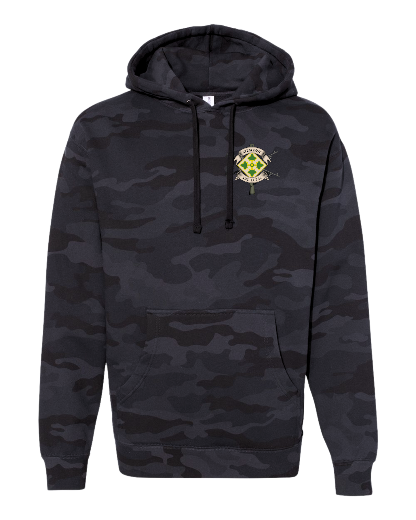 4th Infantry Division Weapons Squad Two-Sided Hoodie
