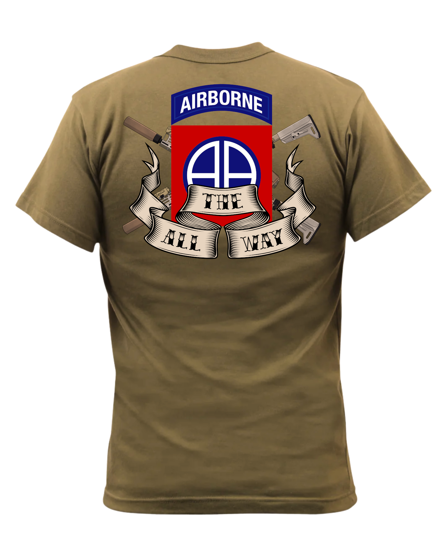 82d Airborne Division - Rifle Squads Tee (AR 670-1 Compliant)