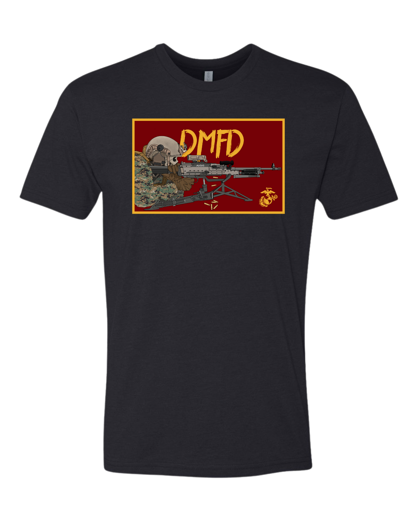 Die MF Die - Marine Machine Gunner Graphic Tee