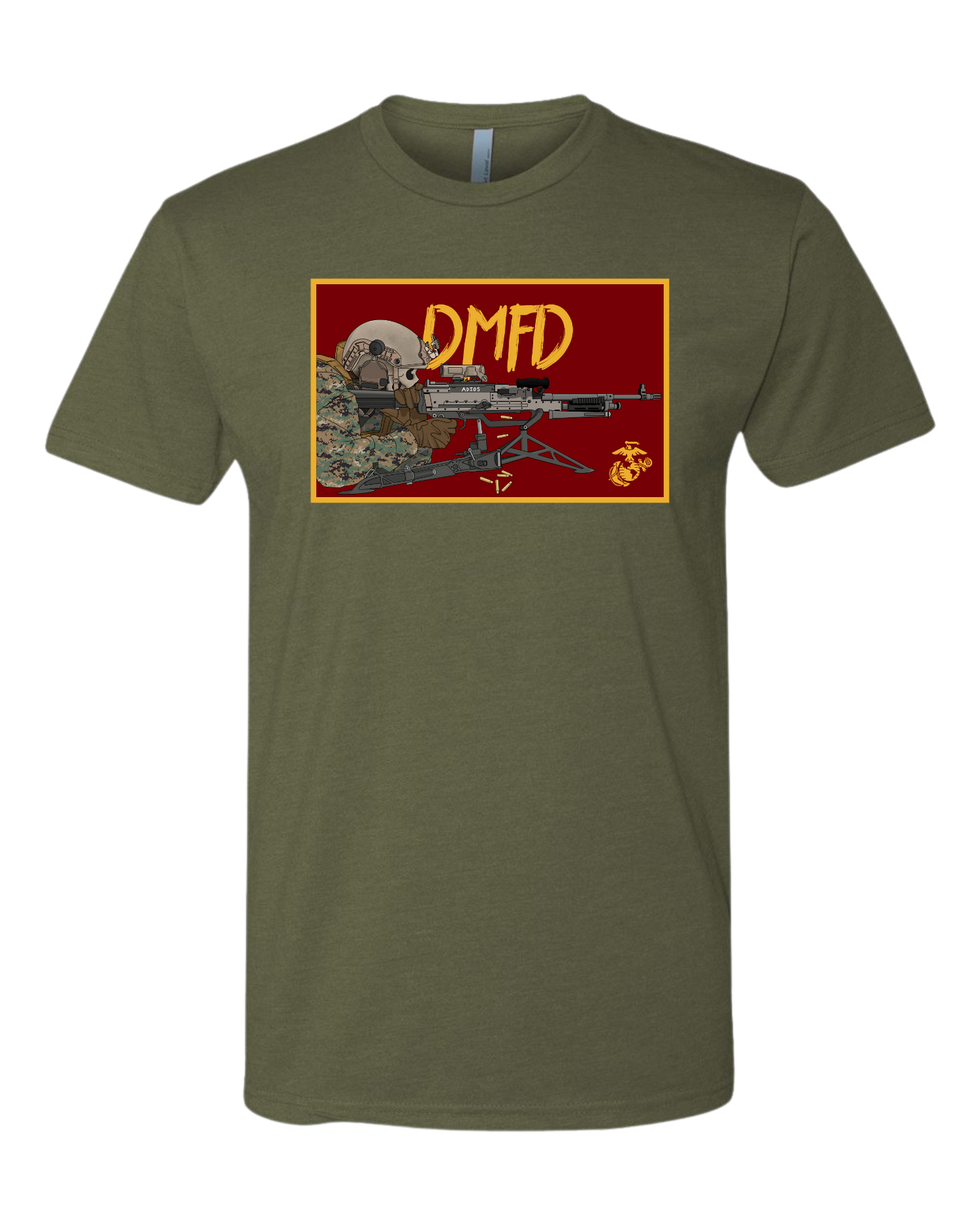 Die MF Die - Marine Machine Gunner Graphic Tee