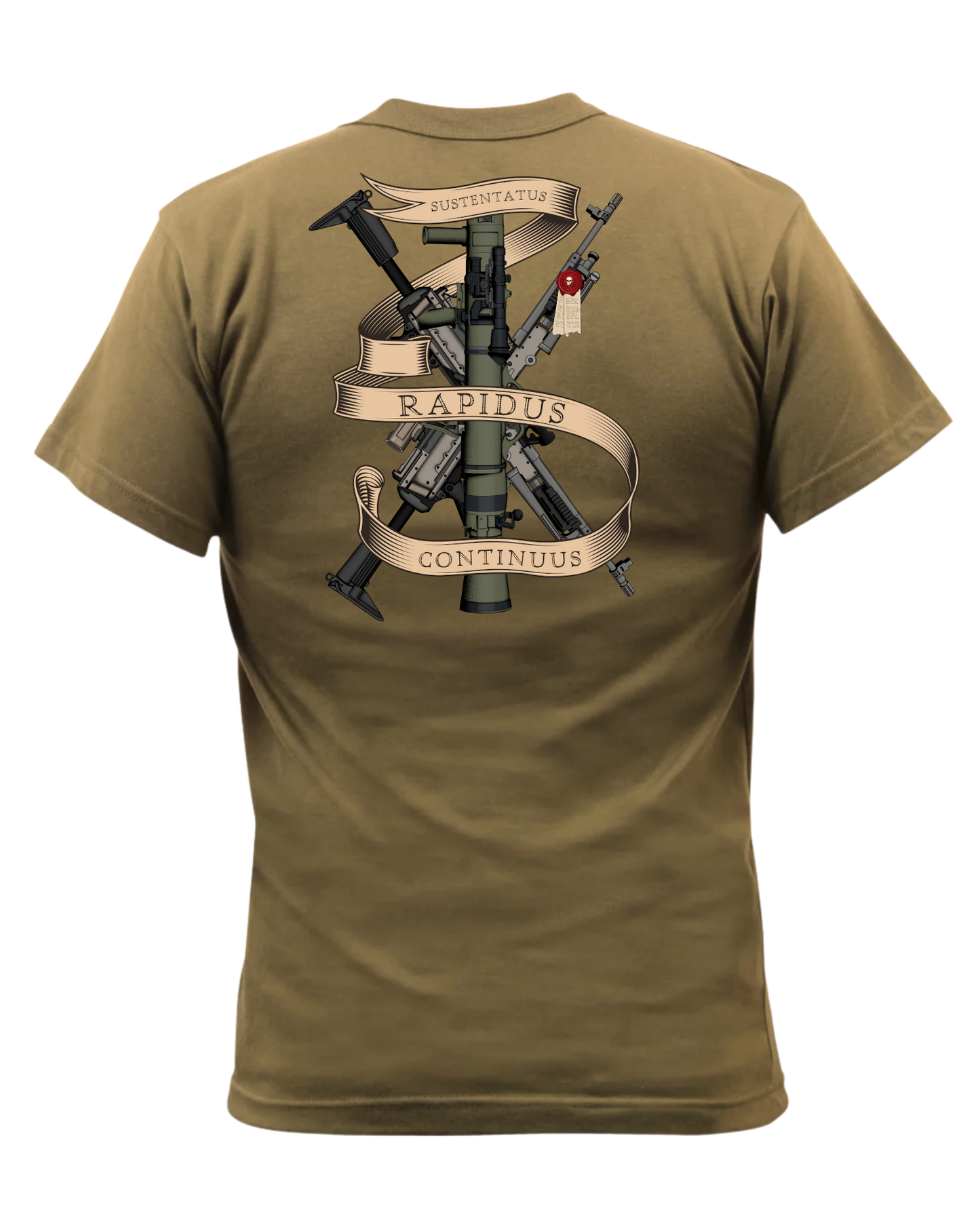 Litany of Suppressive Fire (AR 670-1 Compliant) - Weapons Squad Tee