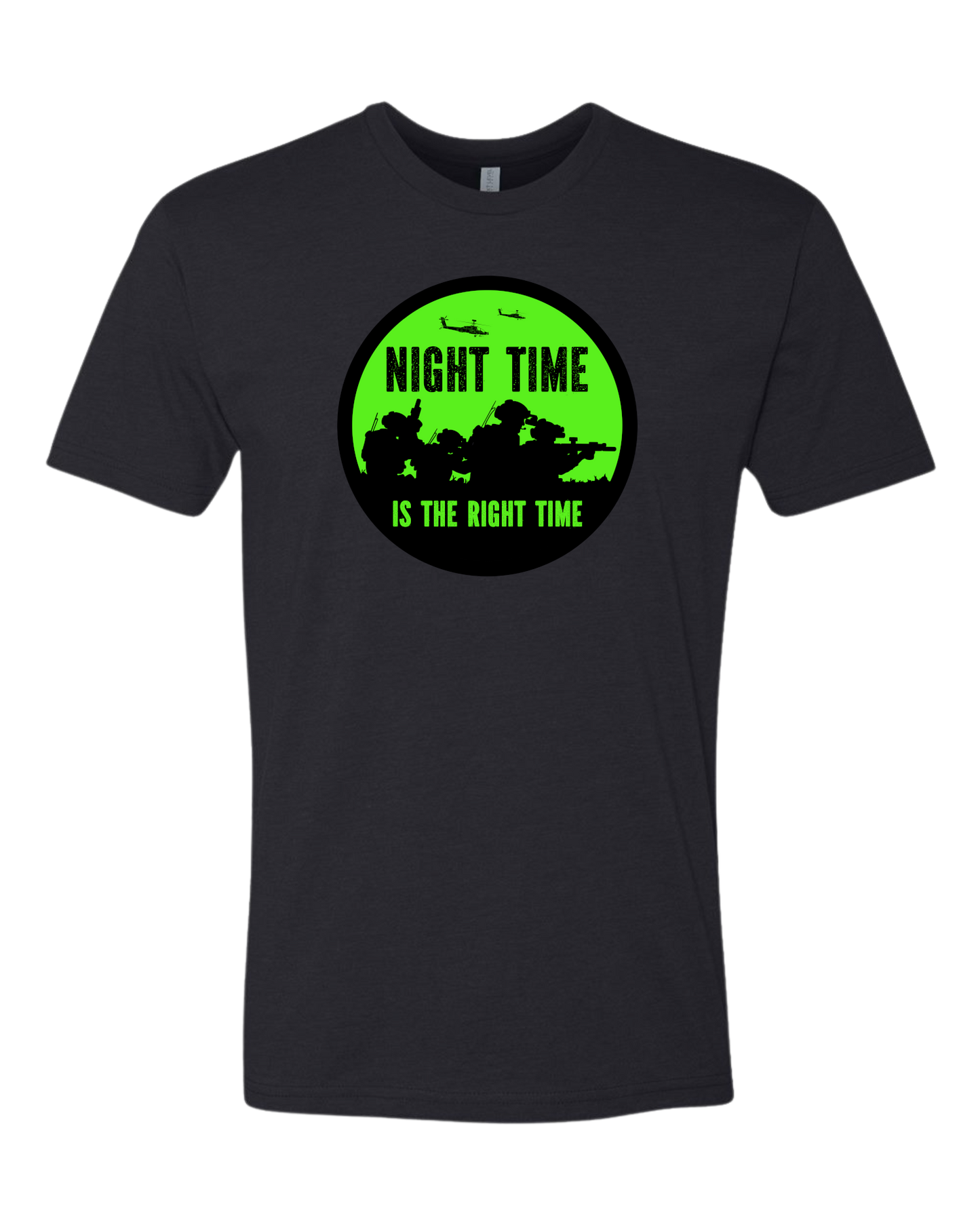 Night Time (Green NVGs) Graphic Tee