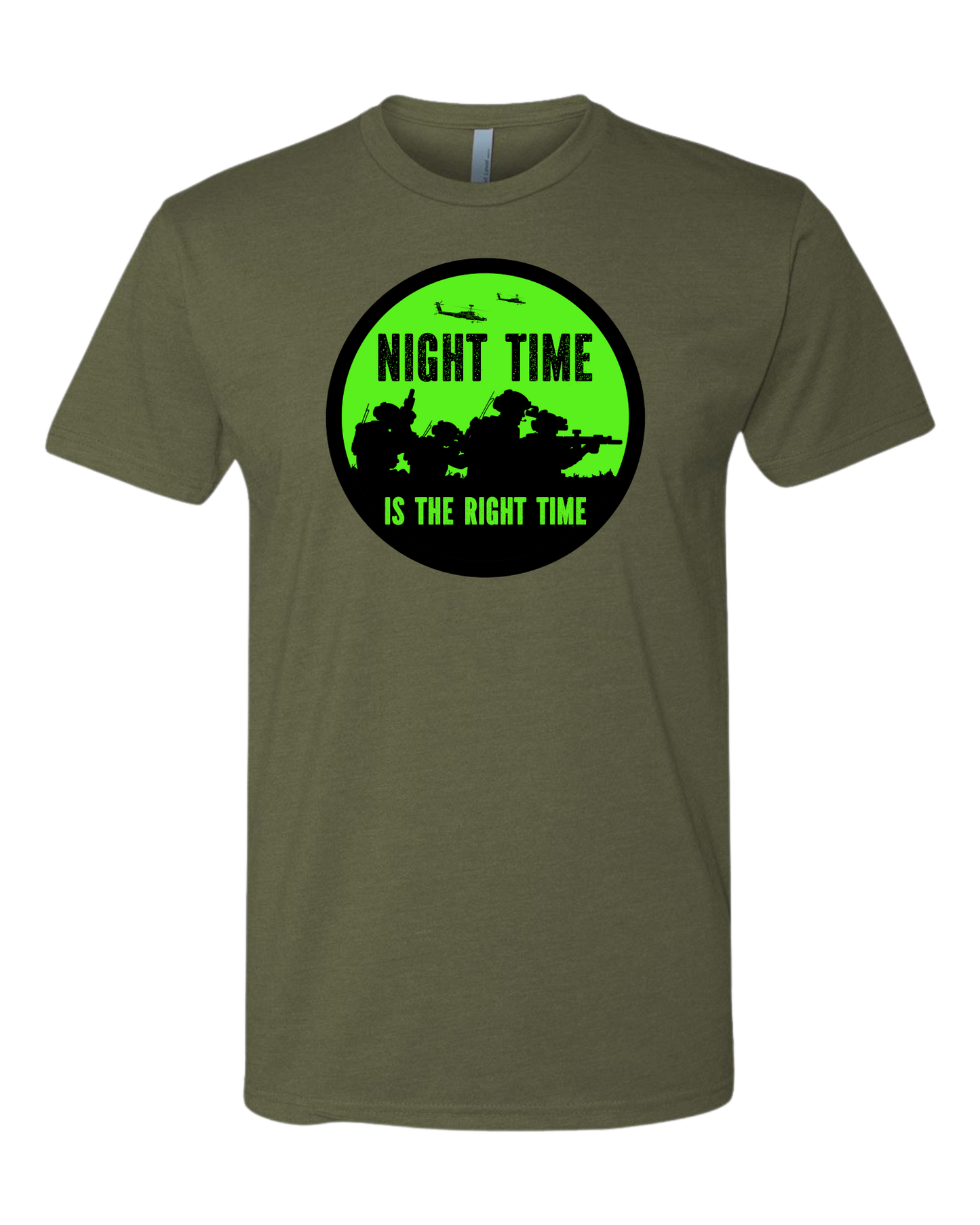 Night Time (Green NVGs) Graphic Tee
