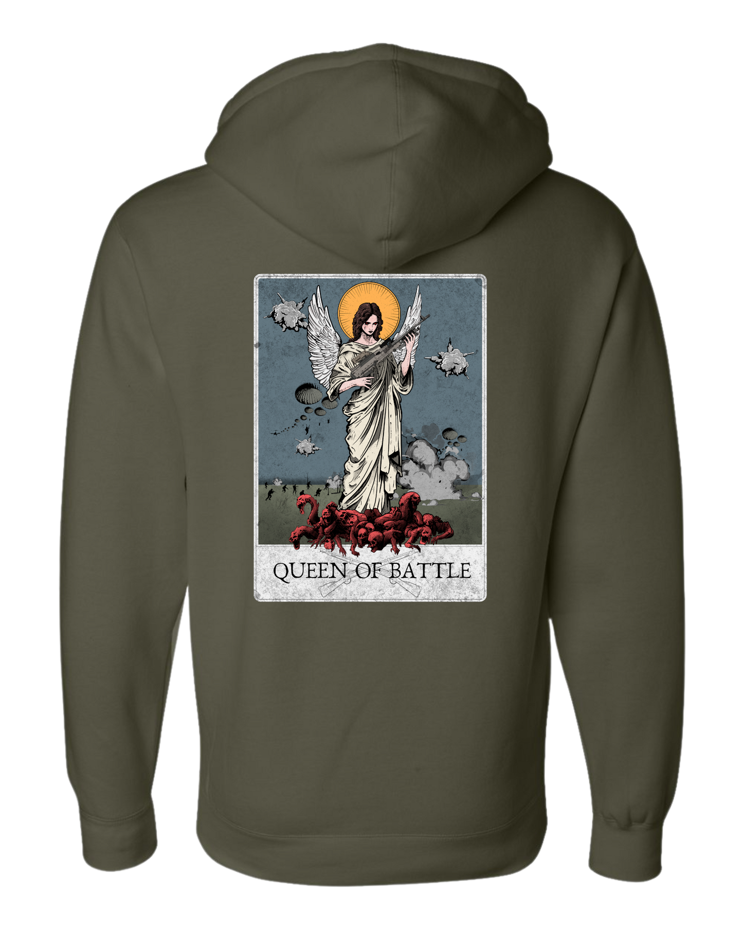 Queen of Battle - Two-Sided Hoodie