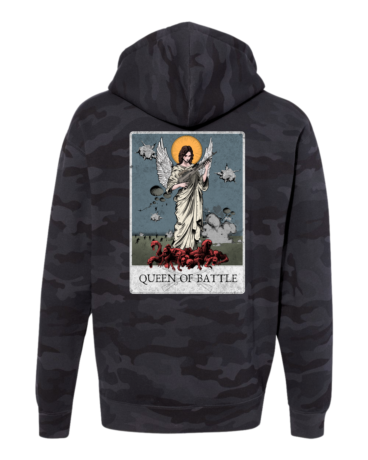 Queen of Battle - Two-Sided Hoodie