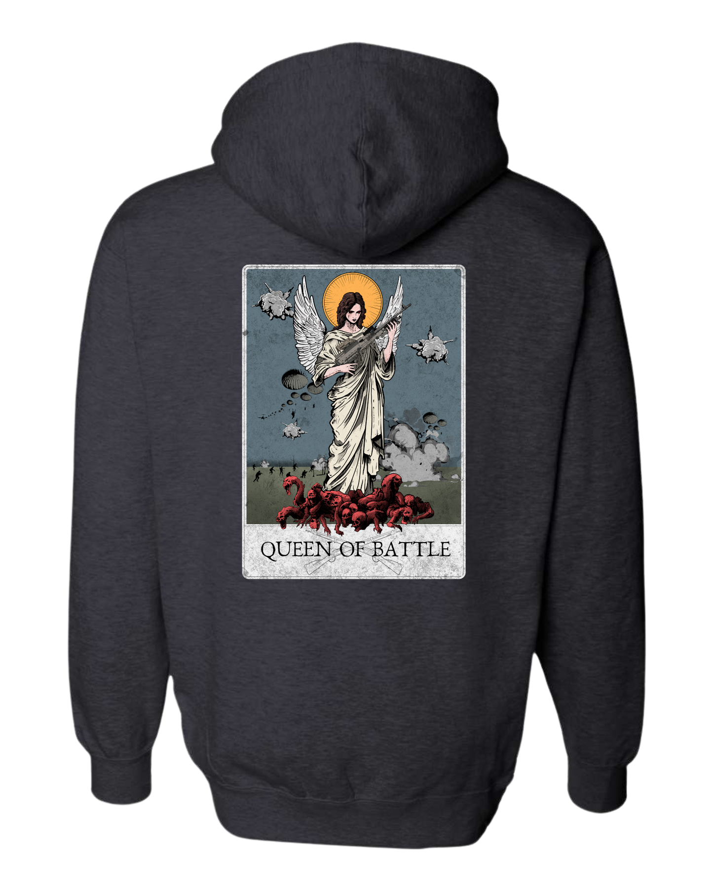 Queen of Battle - Two-Sided Hoodie