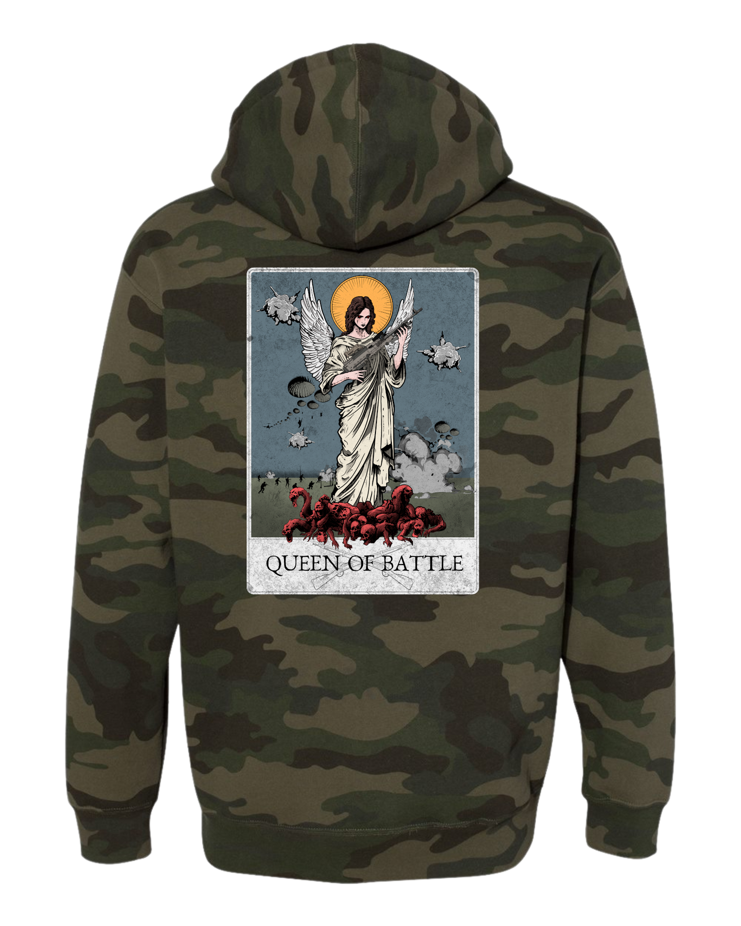 Queen of Battle - Two-Sided Hoodie