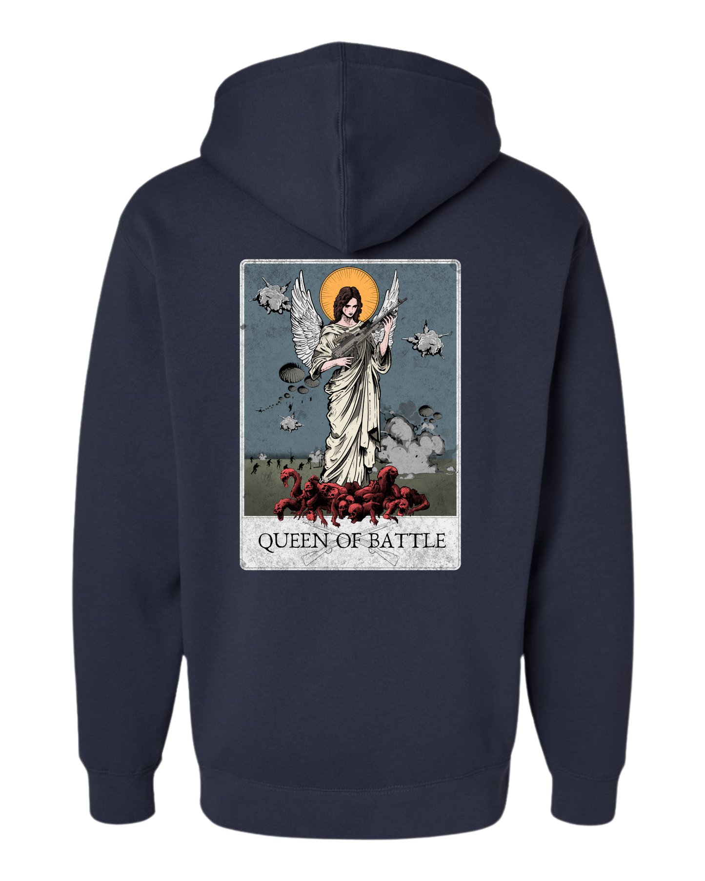 Queen of Battle - Two-Sided Hoodie
