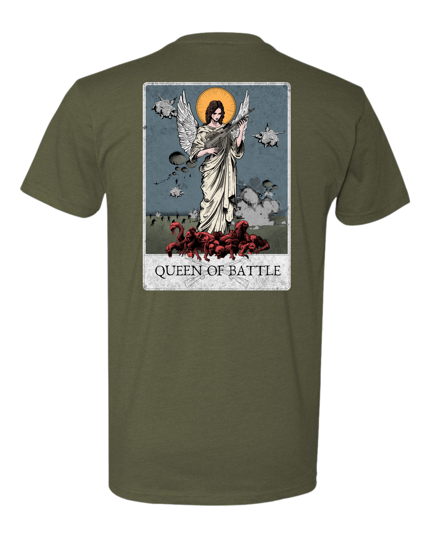 Queen of Battle - Two-Sided Graphic Tee