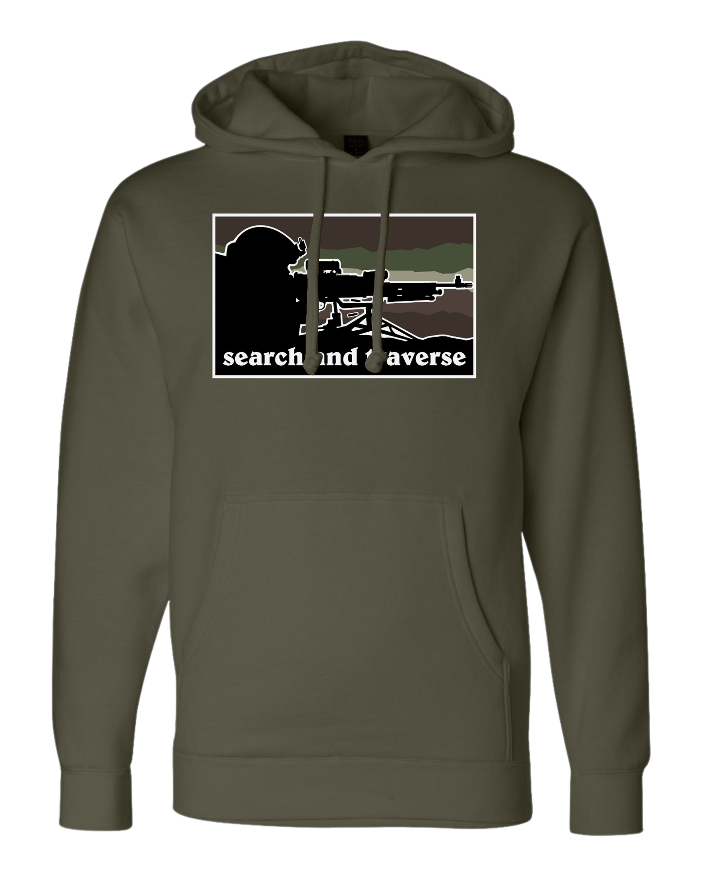 Search and Traverse - Machine Gunner Hoodie