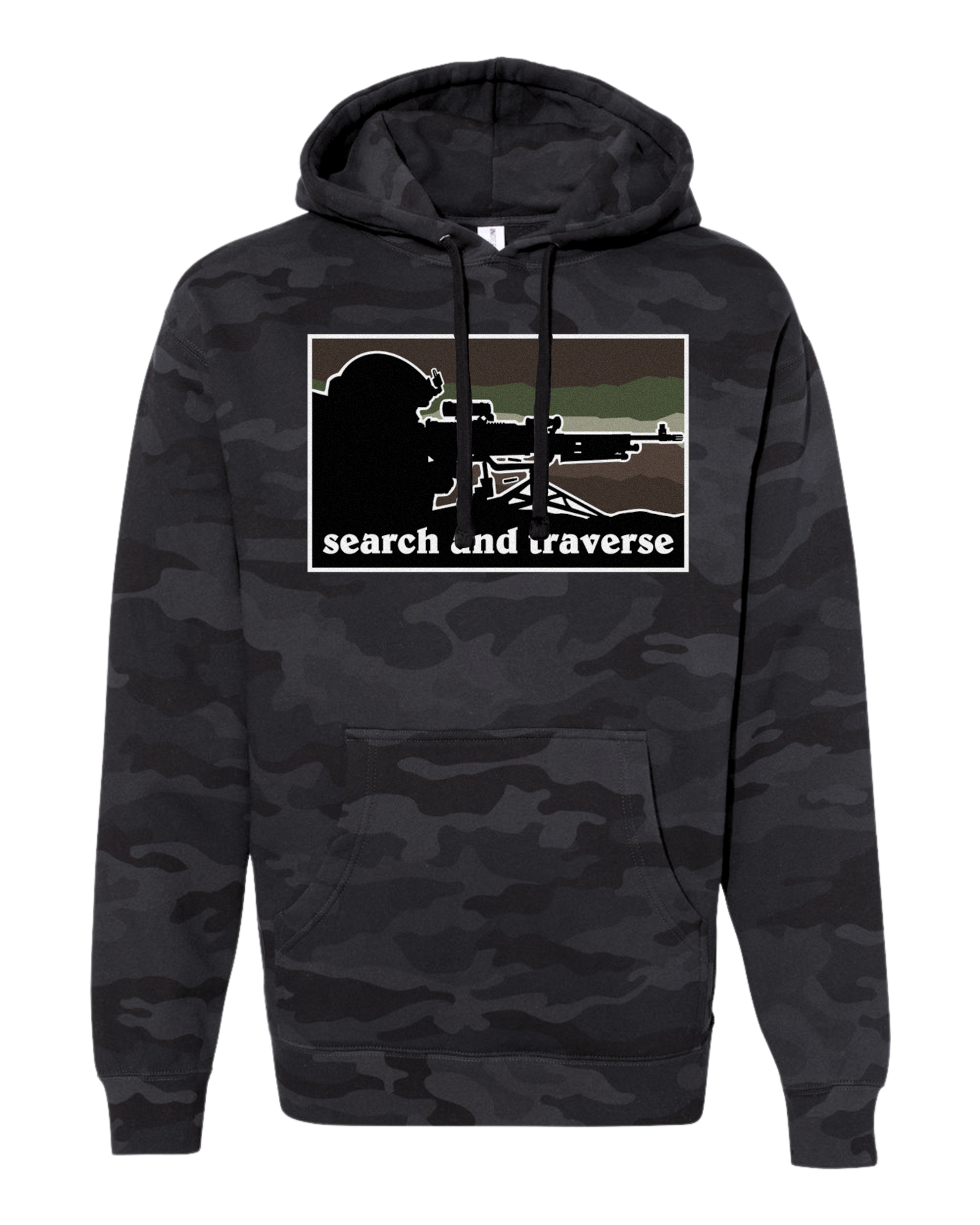 Search and Traverse - Machine Gunner Hoodie